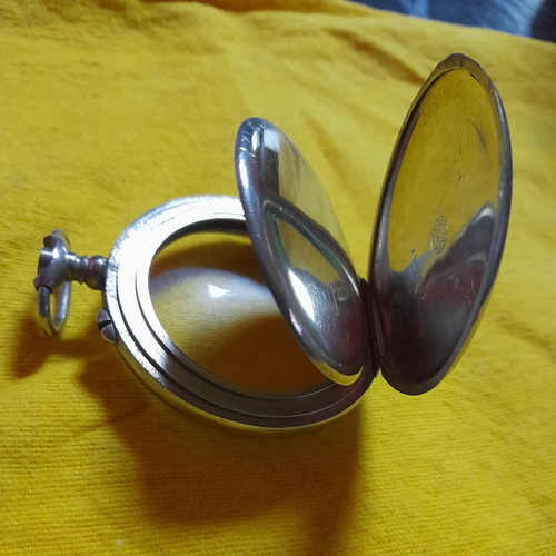 Caja De Reloj Berna (plata 900 ) De Bolsillo Antiguo (Usado)