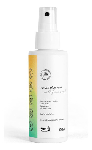 Sérum Aloe Vera Multifuncional 100% Vegano Verdi Natural