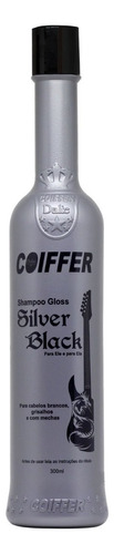 Shampoo Tonalizante Silver Black Coiffer P/ Cabelo Grisalho 