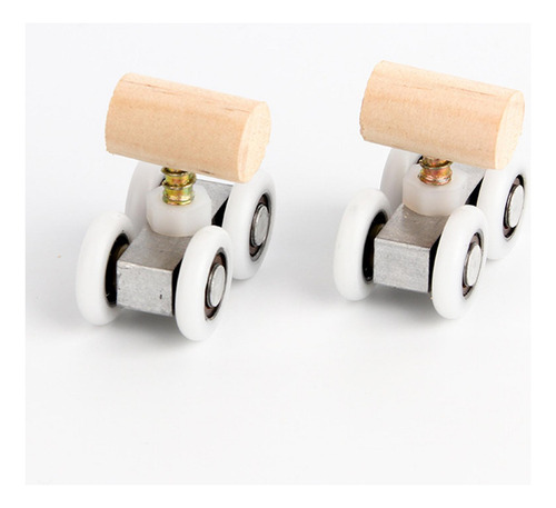 2 Mini Parrot Trick Roller Ice Skates Pet 2,1x4,2 Cm