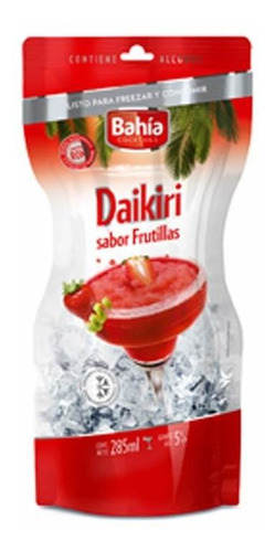 Daikiri  Frutilla 285 Ml Bahia Gin Y Vodka