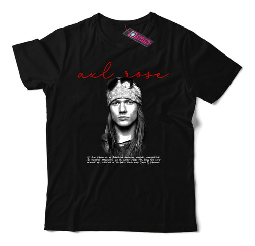 Remera Axl Rose Guns N Roses Rock Rh16 Dtg Premium