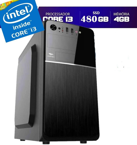 Imagem 1 de 2 de Cpu Pc Intel Core I3 3.2 4gb Ssd 480gb Limpa Estoque