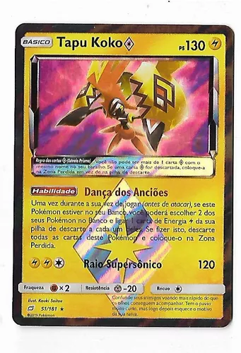 Card Pokemon Tapu Koko Prisma (51/181)