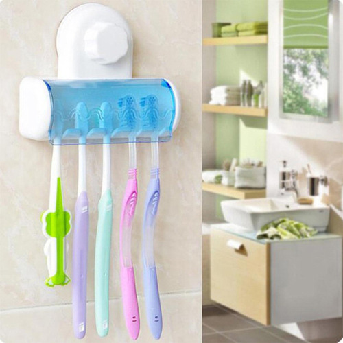 Mz Soporte De Pared For Cepillos De Dientes Con Cubierta,