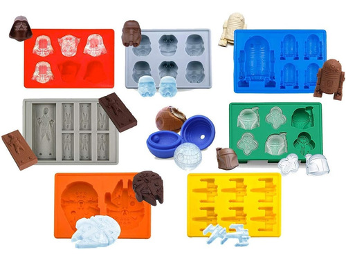Inku Star Wars Set De Moldes De Silicona Star Wars Hielo ...