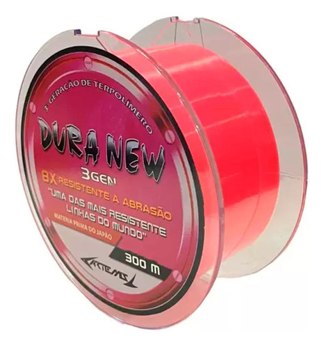 Linha Mono Super Resistente Artemis Dura New 300m 0.35mm