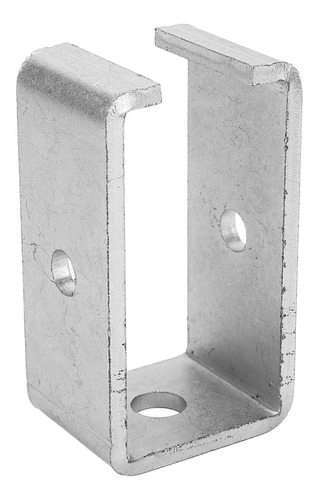 Colgador Plateado Con Soporte Intermedio Channel Trolley Tra