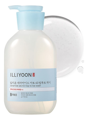 Illiyoon Ceramide Ato 6.0 - Lavado De Pies A Cabeza Para Lav