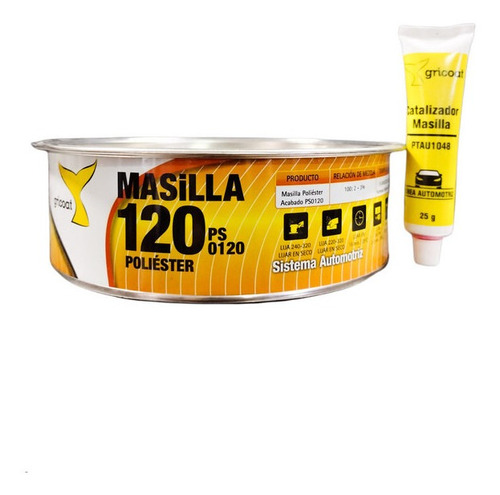 Masilla Plastica Automotriz Gricoat 1200gr