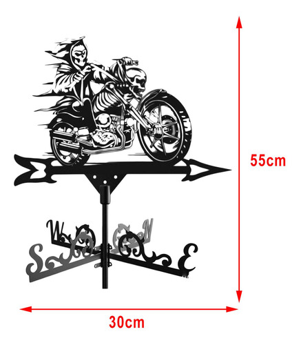 Roofs Weather Vane Retro Farm Scene Garden Stake Weathervane