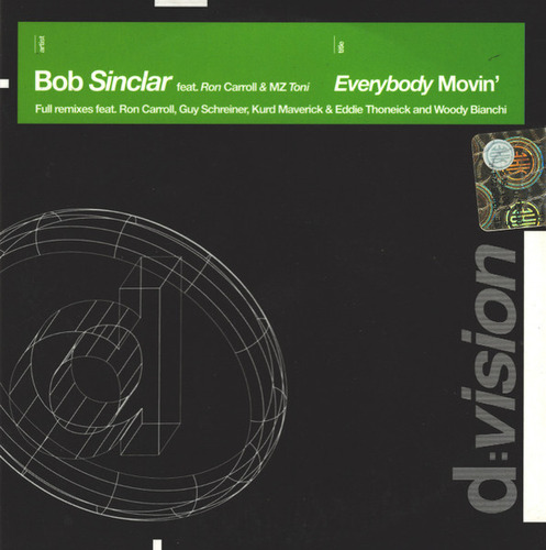 Cd Everybody Movin' (bob Sinclar) Estándar