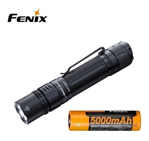 Lanterna Tática Fenix Pd36r Pro 2800 Lumens Orig. - Com Nf-e Cor da lanterna Preto Cor da luz Branco