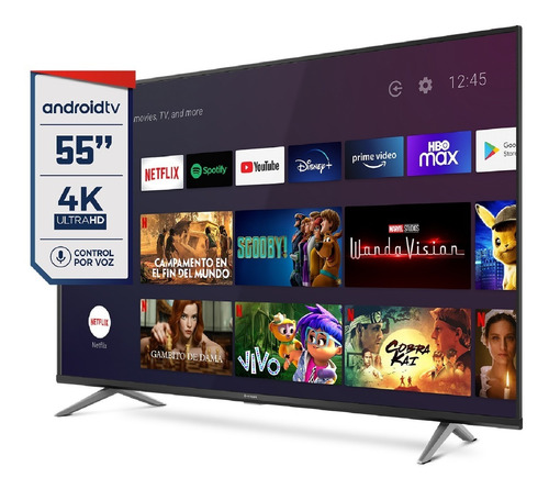 Imagen 5 de 10 de Tv Smart 55 Pulgadas Hitachi Led 4k Ultrahd