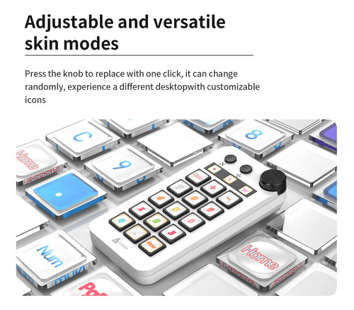 Teclas De Acceso Directo Programables Ajazz N1 Streamdeck Li
