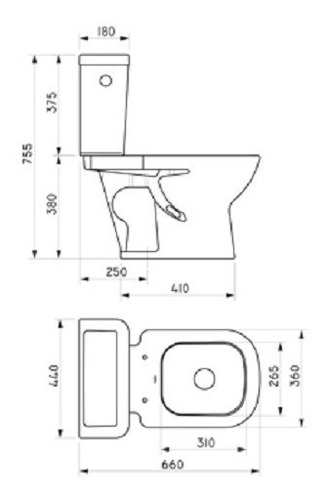 Imagen 3 de 9 de Juego Baño Bari Ferrum Inodoro Mochila Dual Bidet 3 Ag Tapa