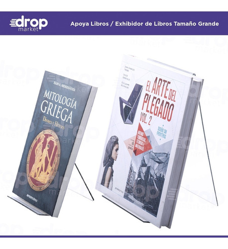Imagen 5 de 10 de Sujeta Libros - Apoya Libros - Soporte Porta Libros - Grande