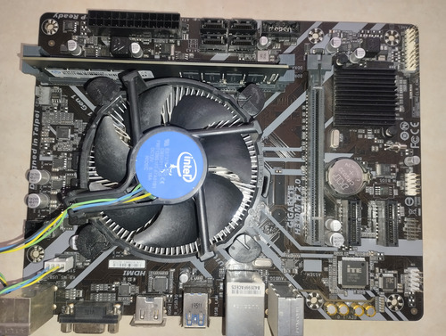 Kit Motherboard Gigabyte + I5 8va Gen + 16gb Ram + Gt 710 Negro (Usado)