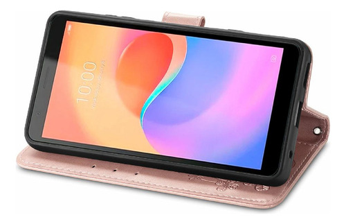 Funda For Zte Blade A31 Plus Funda De Cuero Flip Cover