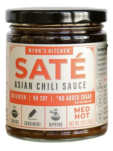 Salsa Picante -  Salsa De Chile Asiático  Sate (keto, Sin Az