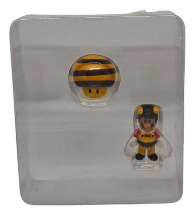 Figuras Super Mario Bee Mario & Bee Mushroom 