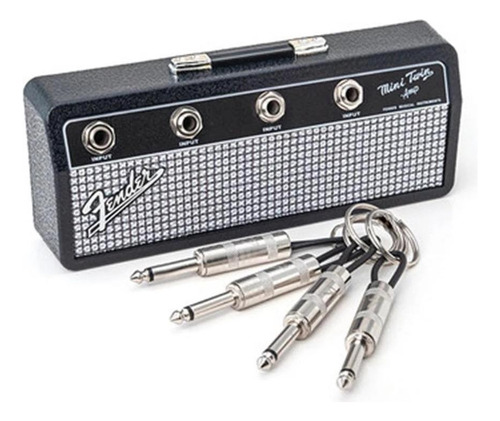 Porta Chaves Chaveiro Amplificador Fender Com 4 Plugs P10