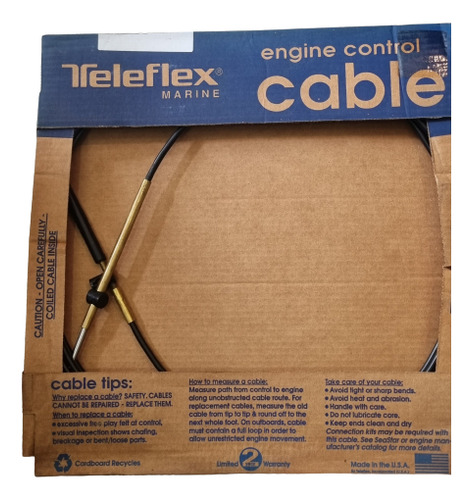 Cabo Comando Teleflex 14' Mercury Importado