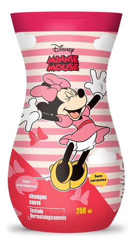  Shampoo Suave Minnie Mouse 250 Ml Nutriex Hidratação Para To