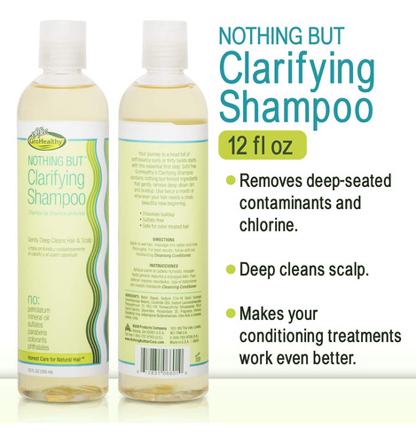 Nada Além De Shampoo Clareador Desintoxicante Sem Sulfato 2