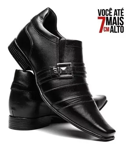 Sapato social hotsell masculino com salto
