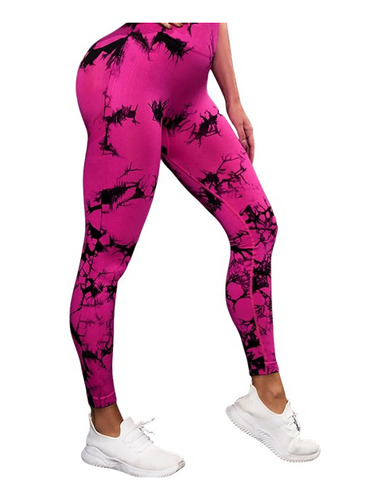 Leggins Deportivos Mujer Para Yoga,ropa Gym Tie-dye