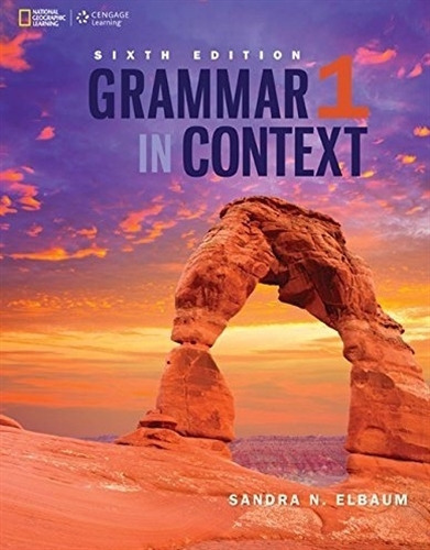 Grammar In Context 1 - Student's Book + Online Activities, De Elbaum, Sandra. Editorial National Geographic Learning, Tapa Blanda En Inglés Internacional