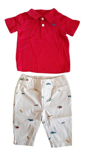 Conjunto Carters Niño Polera Y Pantalón #843