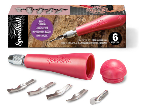 Set #1 De 5 Gubias Para Linóleos Speedball En Caja