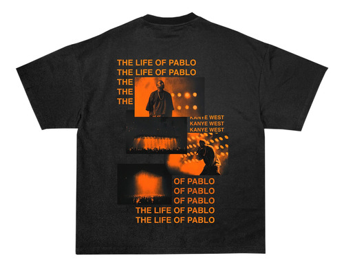 Playera Kanye West The Life Of Pablo Oversize 