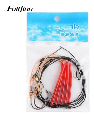 Anzuelos Pesca Trolling X3 Señuelos Multifilamento Lider