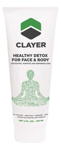 Clayer Active Face & Body Mask   100% Natural/no Toxico/veg