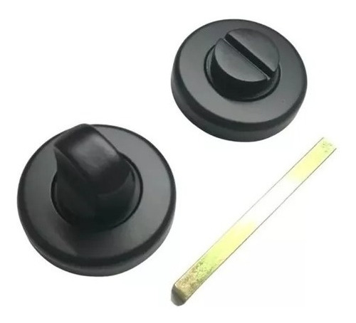 Imagen 1 de 3 de Pomo Traba De Baño Aluminio Pasador 48mm Diametro 1403