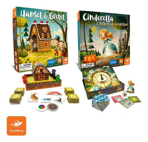 Juego De Mesa Foxmind Games Hansel & Gretel Math 6+ Years