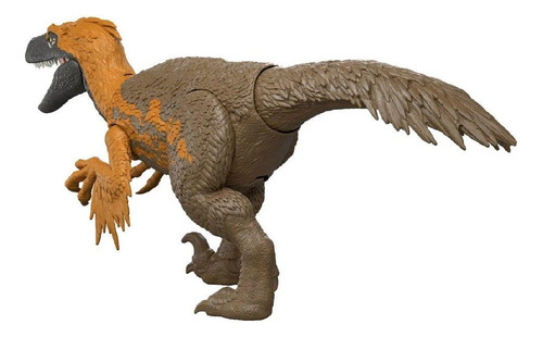 Jurassic World Rebirth Rugido Selvagem Utahraptor - Mattel