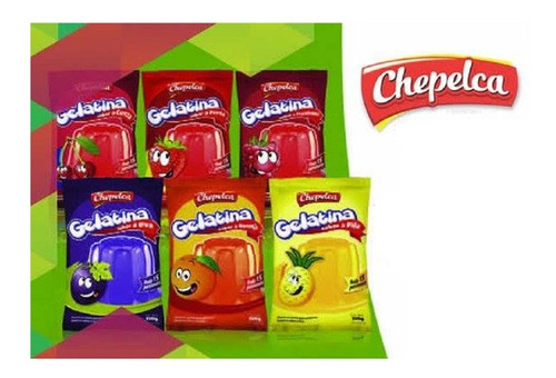 Gelatina Sabor A Naranja Chepelca 80 Gr 3 Unds