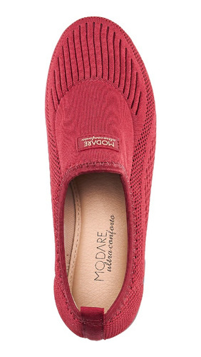 Tênis Feminino Knit Slip On Casual Modare