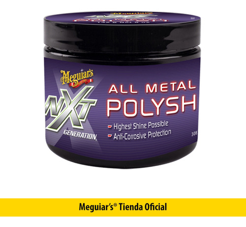 Meguiars Nxt Metal Polish 142 Gr - Pulidor De Metal