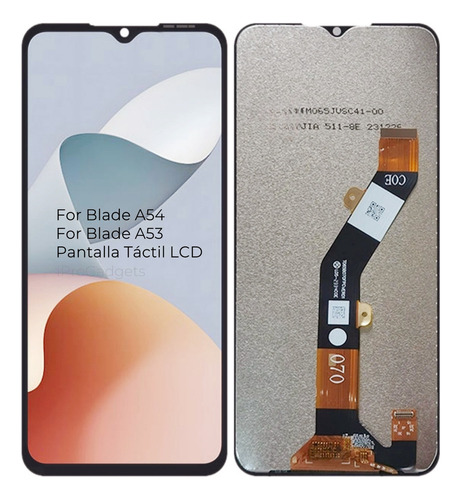 Qw Tela De Toque Lcd Para Lâmina Zte A54 Lâmina A34