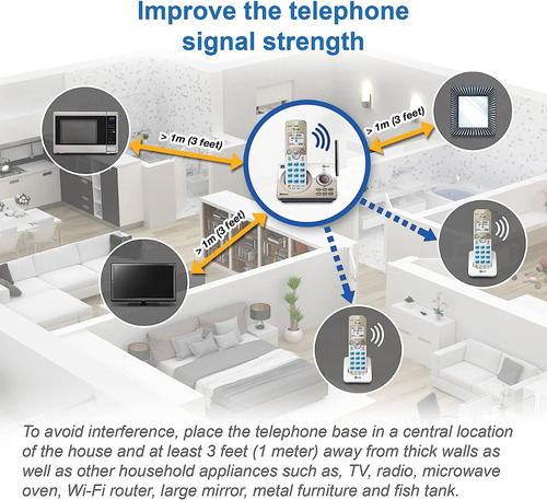Telefono Inalambrico Triple At&t Bt Con Conexion A Celular