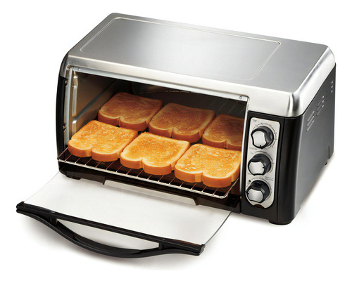 Horno Electrico Hamilton Beach 31330d Color Gris con negro