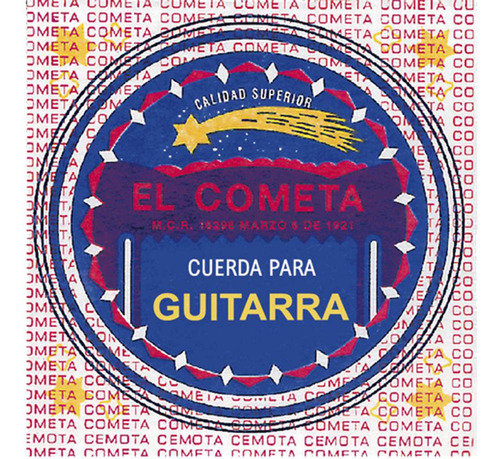12 Cuerdas 3a El Cometa Cogs-210 Guitarra Entorchado .021