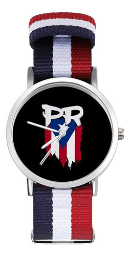 Bandera De Puerto Rico Pr Puerto Rico Boricua Relojes Moda N