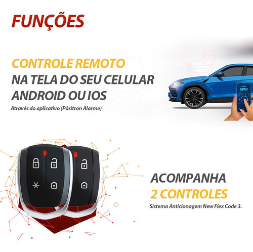 Alarme Automotivo Hilux 2020 Positron Partida Via Celular