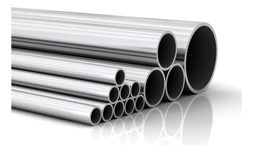 Tubo Acero Inoxidable 3 Pulg Cal 16 Acabado Ornamental 1mt.